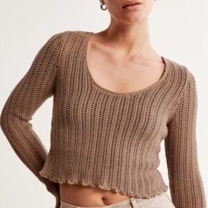 Hollister Crochet Top